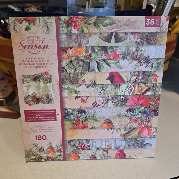 Crafter's Companion Other - Crafter's Companion 6x6  'Tis The Season Paper Pad - NEW